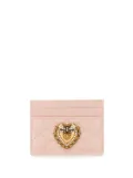 Dolce & Gabbana Devotion quilted card holder - Pink