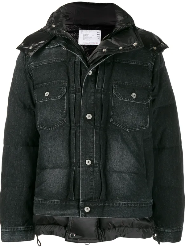 sacai down jacket