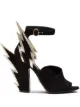 Image 1 of Prada thunderbolt detail sandals