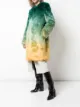 Mary Katrantzou Thalia ombre faux fur coat