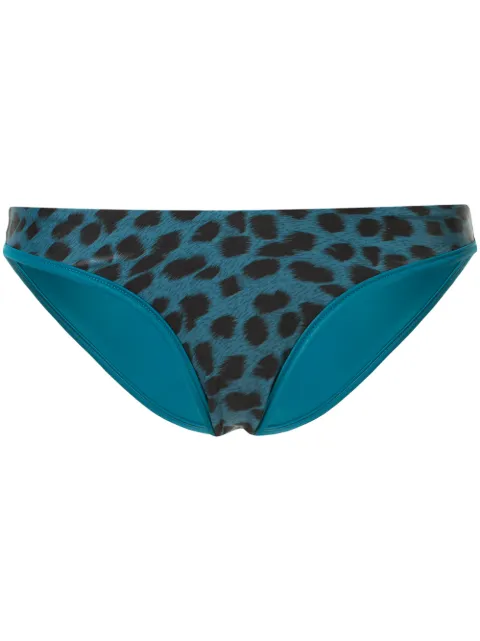 Duskii reversible leopard-print bikini bottoms