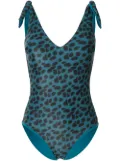 Duskii Océane reversible swimsuit - Green