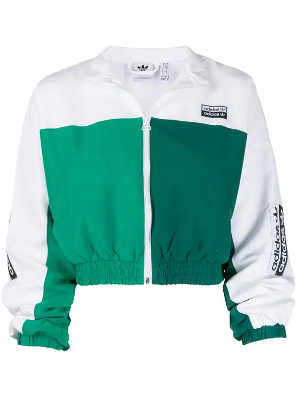 cropped adidas windbreaker