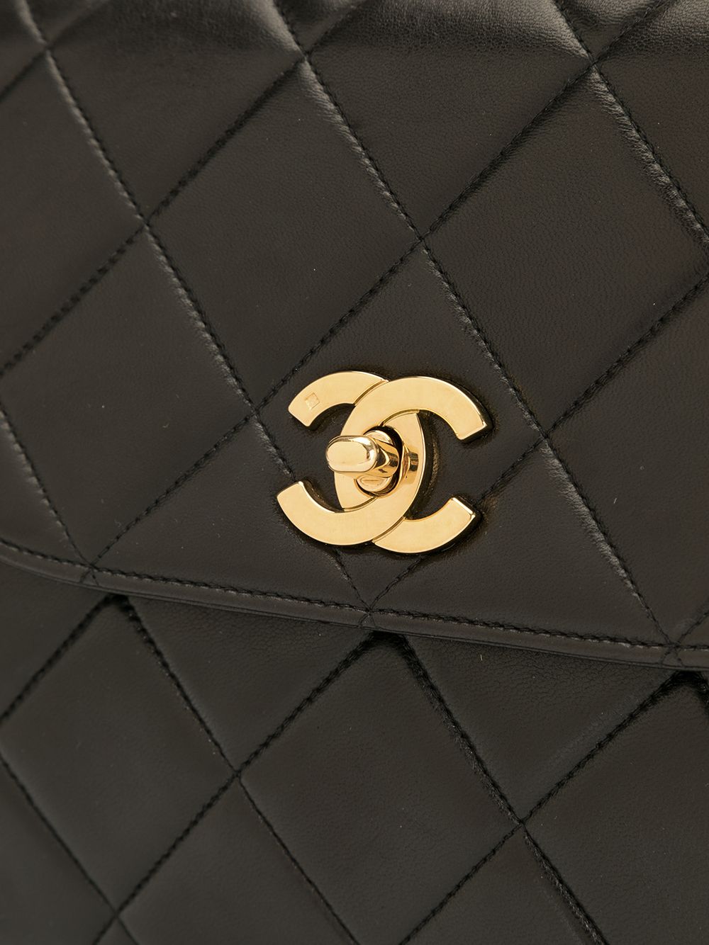 CHANEL diamond quilted trapeze tote Women