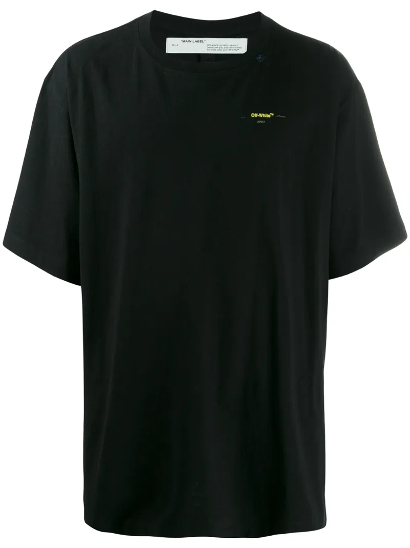 OFF-WHITE OVERSIZED-T-SHIRT MIT LOGO