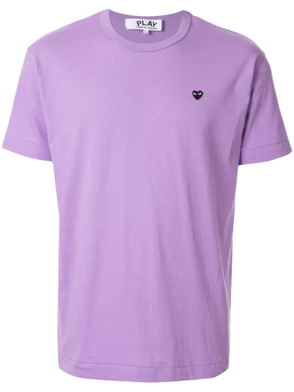 comme de garcons purple shirt