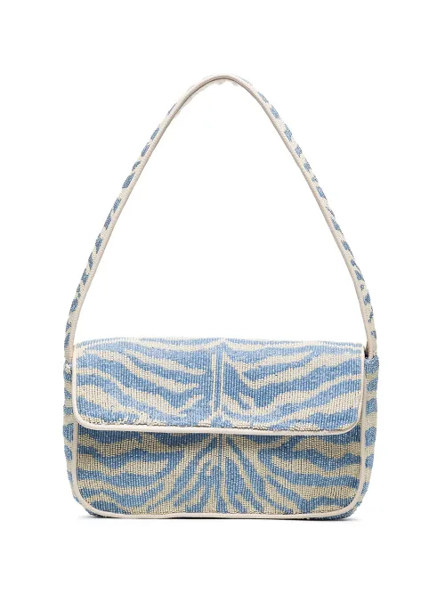Sac porté épaule Tommy à motif zèbre - STAUD - Modalova