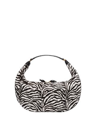 Sasha zebra print shoulder bag展示图