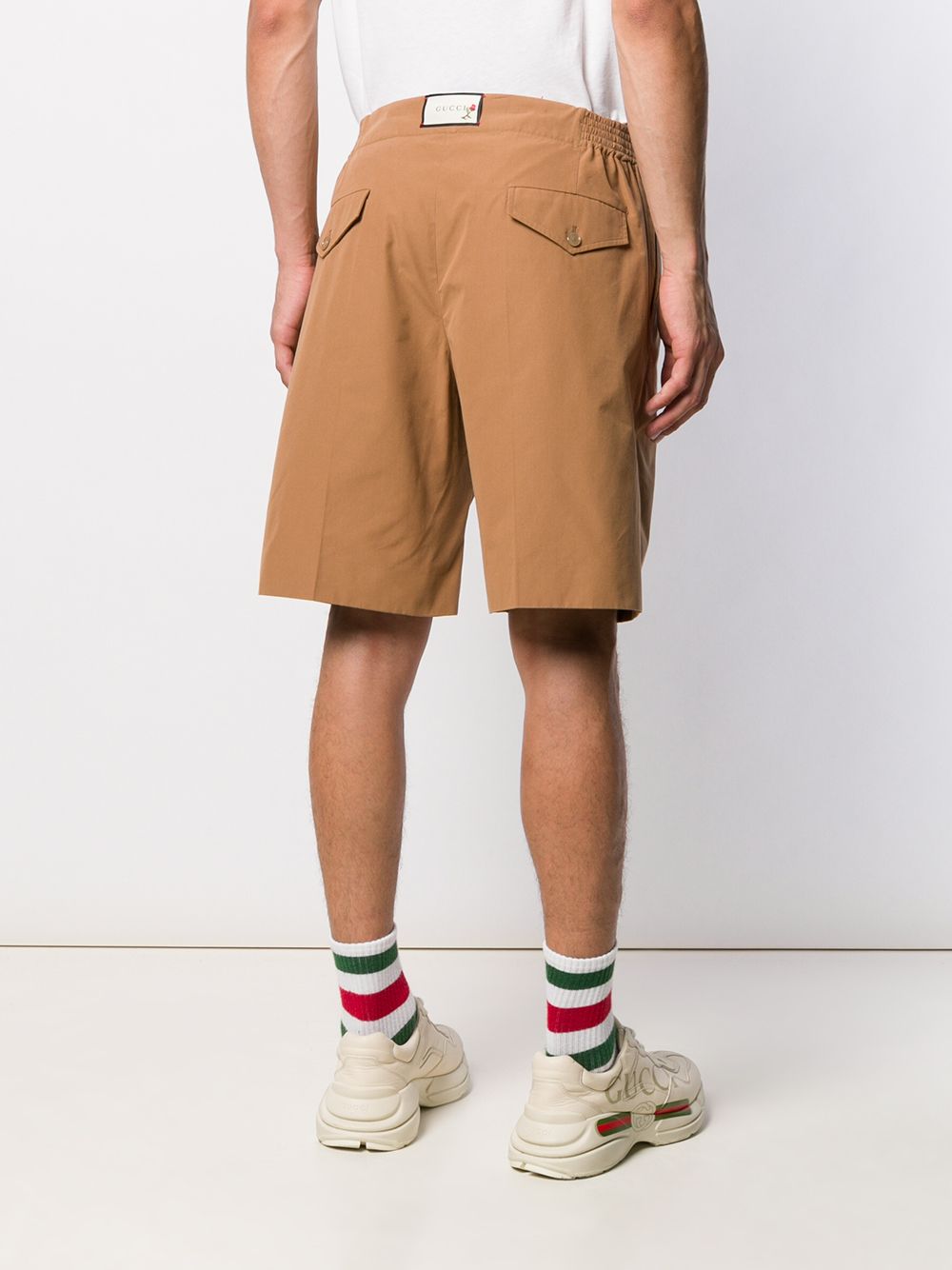 фото Gucci шорты-бермуды со складками