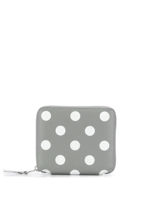 Comme Des Garçons Wallet petit portefeuille pliant à pois