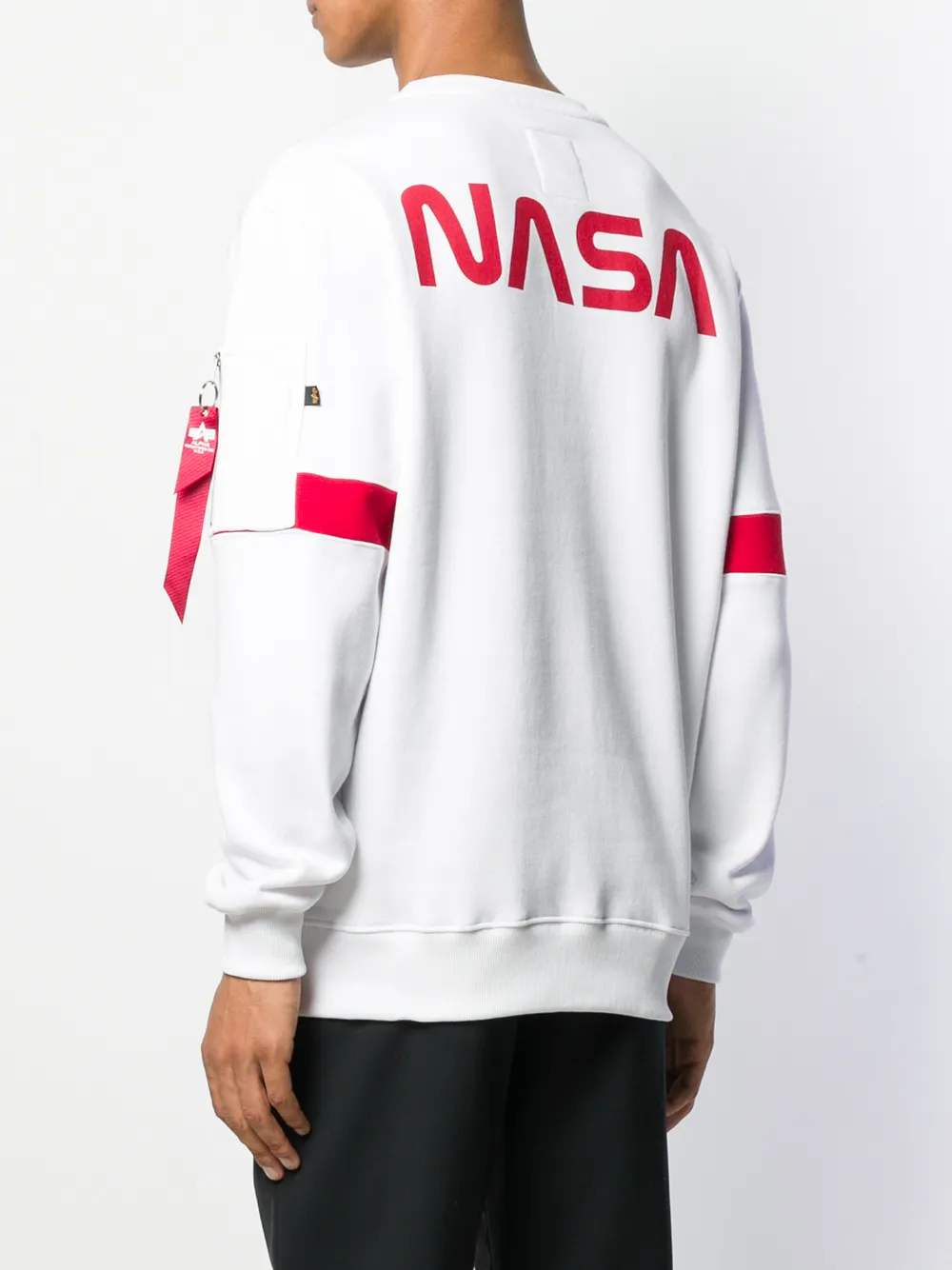 фото Alpha Industries толстовка с логотипом NASA