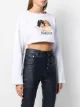 Fiorucci Vintage Angels cropped sweatshirt