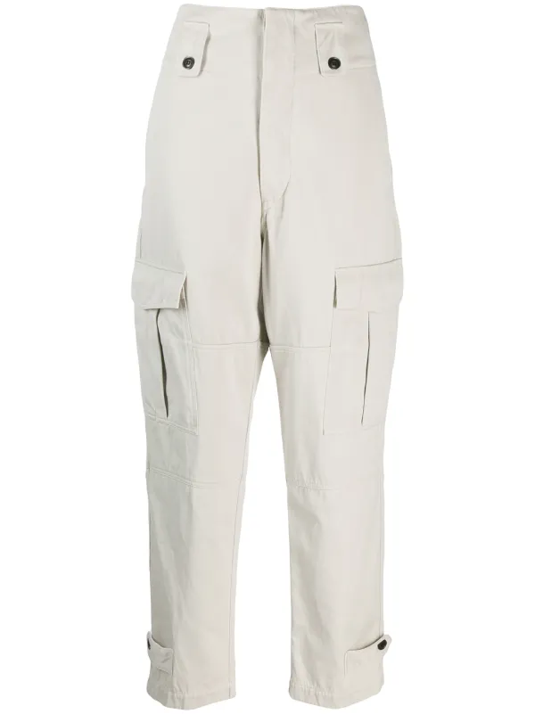 white utility trousers