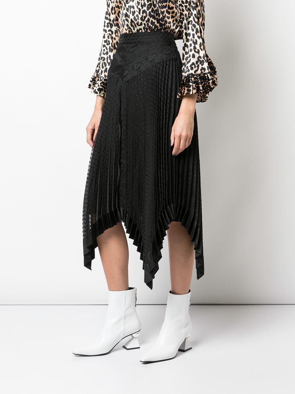 фото Zimmermann handkerchief hem midi skirt