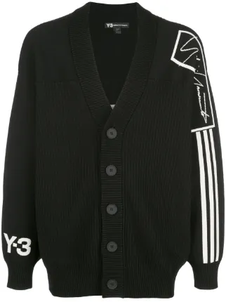 Y-3 Oversized Teck Knit Cardigan - Farfetch