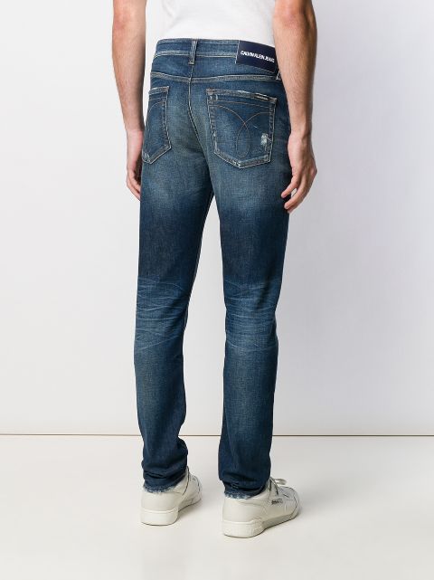 calvin klein distressed jeans