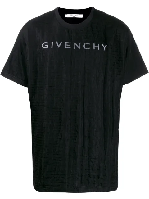 GIVENCHY EMBROIDERED LOGO T-SHIRT
