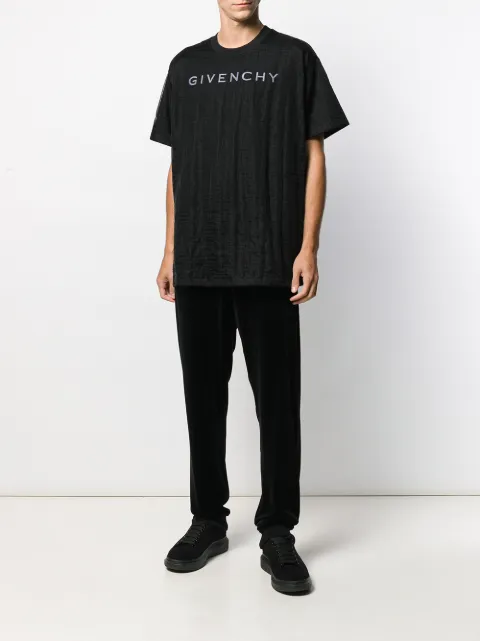 GIVENCHY EMBROIDERED LOGO T-SHIRT