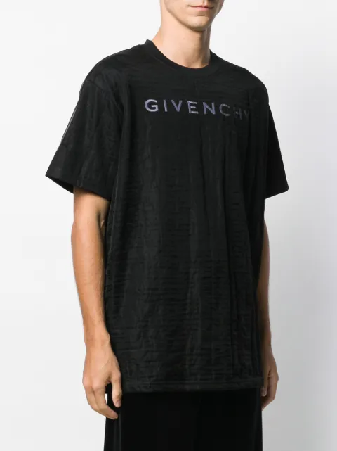 GIVENCHY EMBROIDERED LOGO T-SHIRT