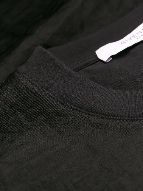 GIVENCHY EMBROIDERED LOGO T-SHIRT