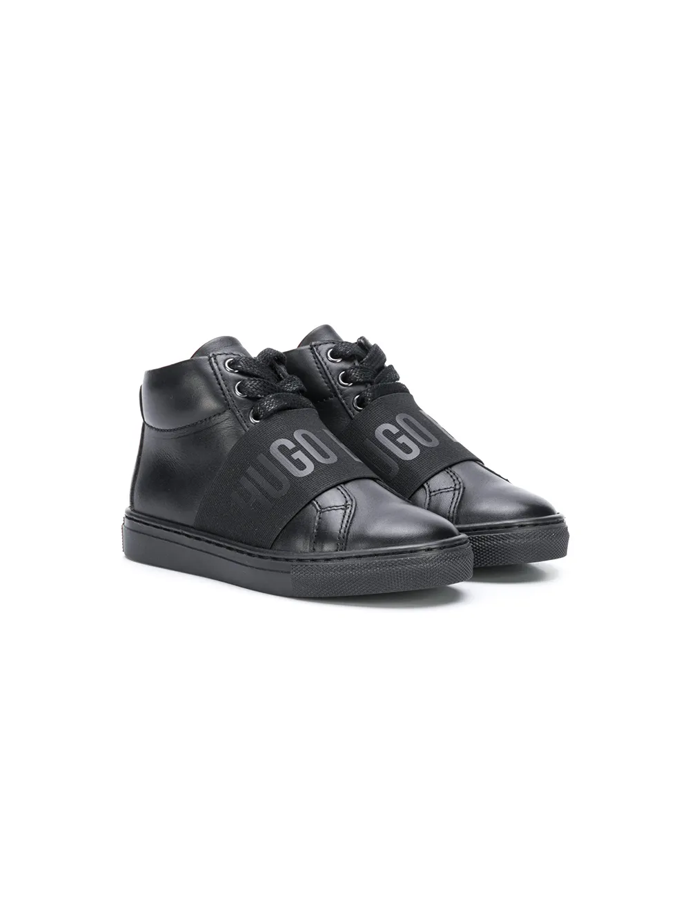 Boss Kids high top lace up sneakers Boss Kids high top lace up sneakers