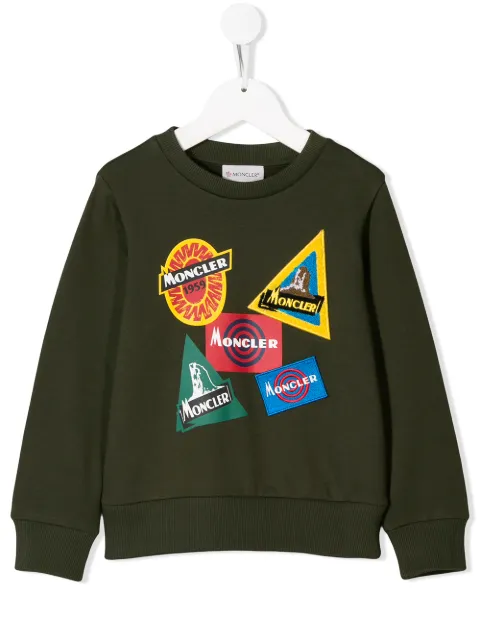 MONCLER LOGO PATCH SWEATSHIRT