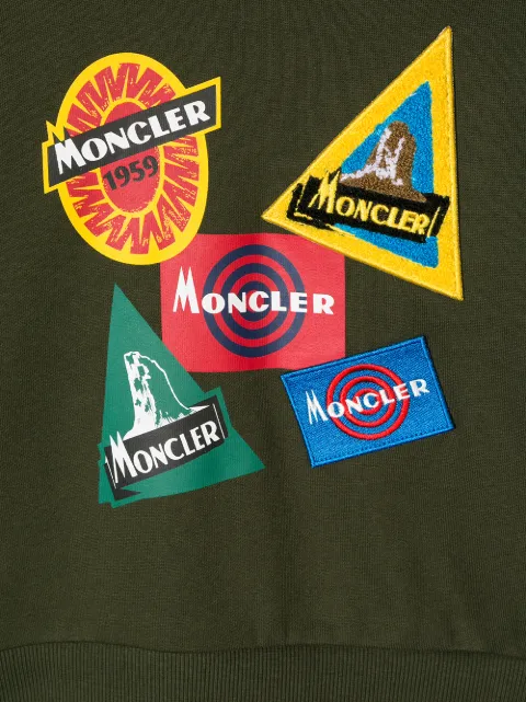 MONCLER LOGO PATCH SWEATSHIRT