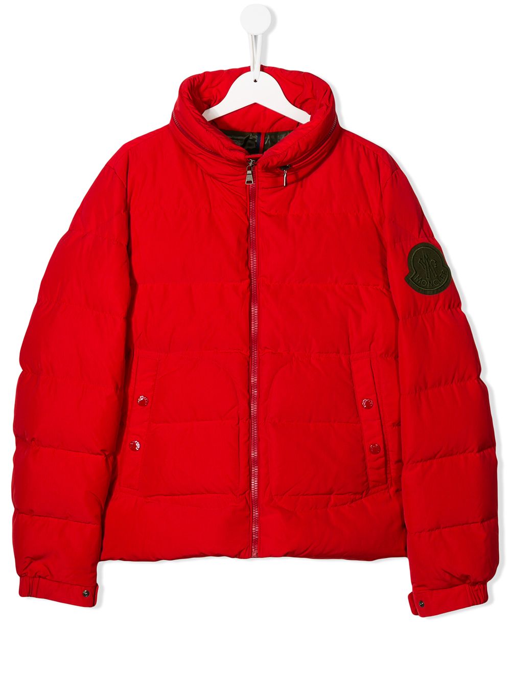 фото Moncler enfant пуховик на молнии