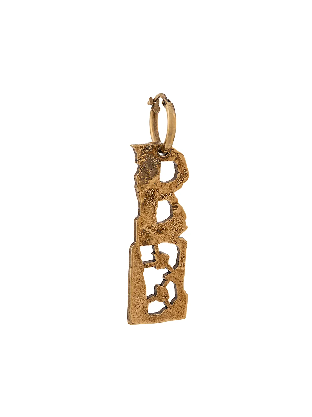 Acne Studios серьга с подвеской B