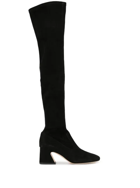 Alberta Ferretti thigh high boots