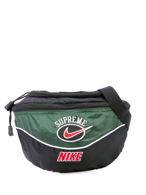 green nike bum bag
