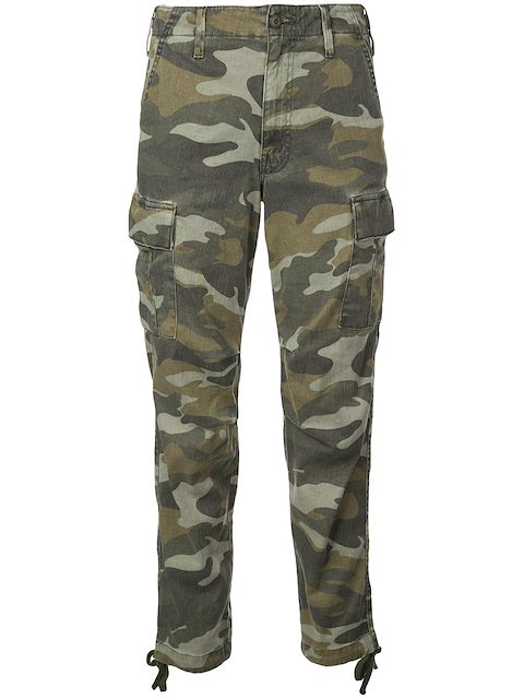 mother camo pants with stripe