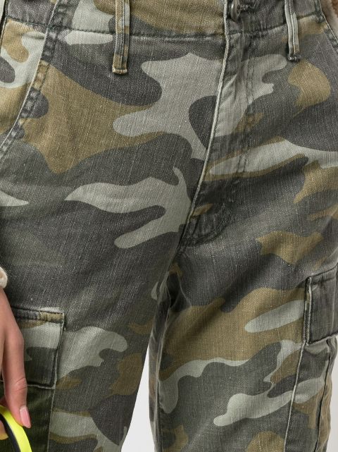 mother camo pants with stripe