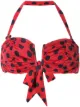 Image 1 of Duskii Cerise bandeau bikini top