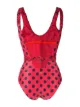 Image 2 of Duskii Cerise braided one piece
