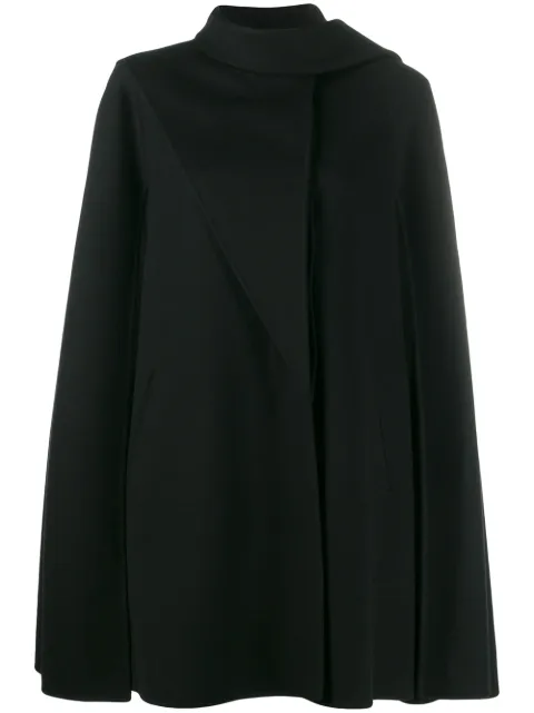 Valentino Garavani asymmetric draped cape