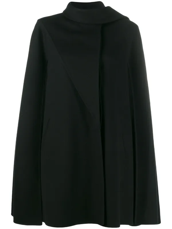 VALENTINO GARAVANI Black カシミア Cape 14424755_21141828_600.jpg