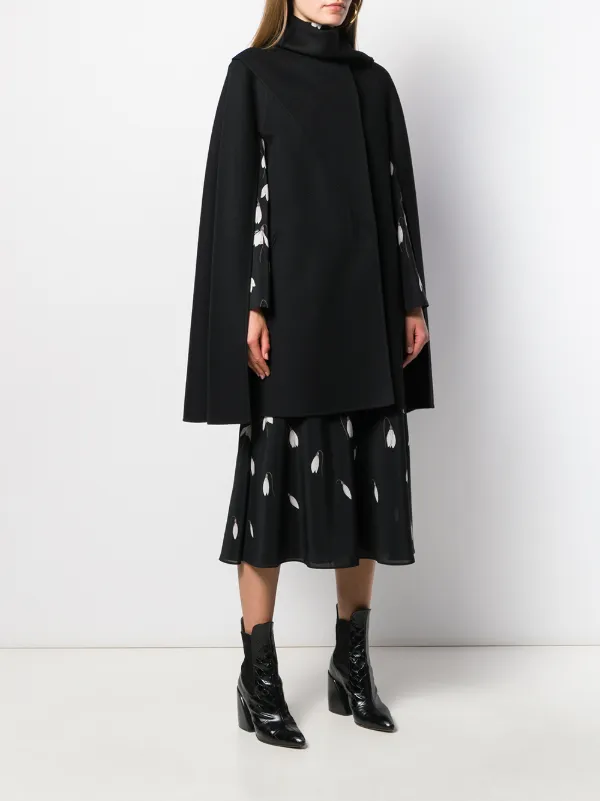 VALENTINO GARAVANI Black カシミア Cape 14424755_21141828_600.jpg