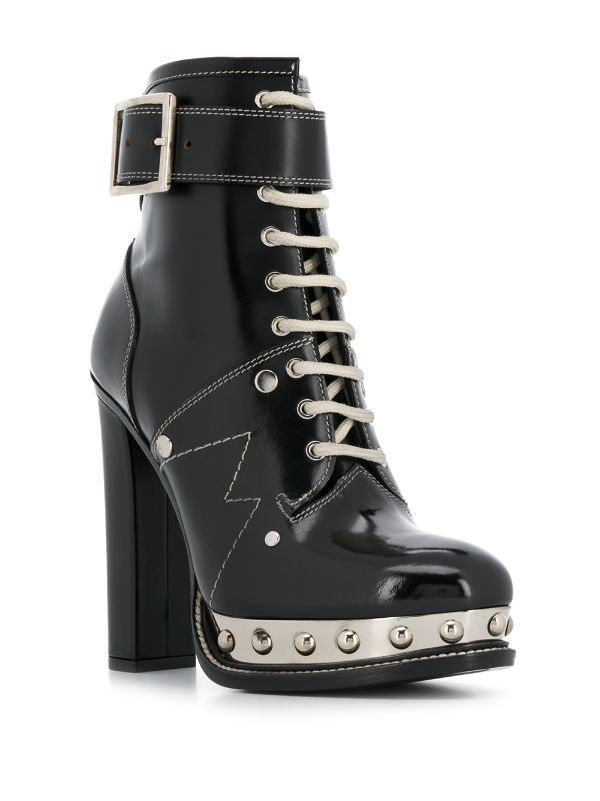 alexander mcqueen studded boots