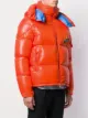 Moncler Daunenjacke mit Logo-Patch