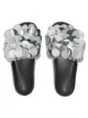Paco Rabanne sequin strap slides