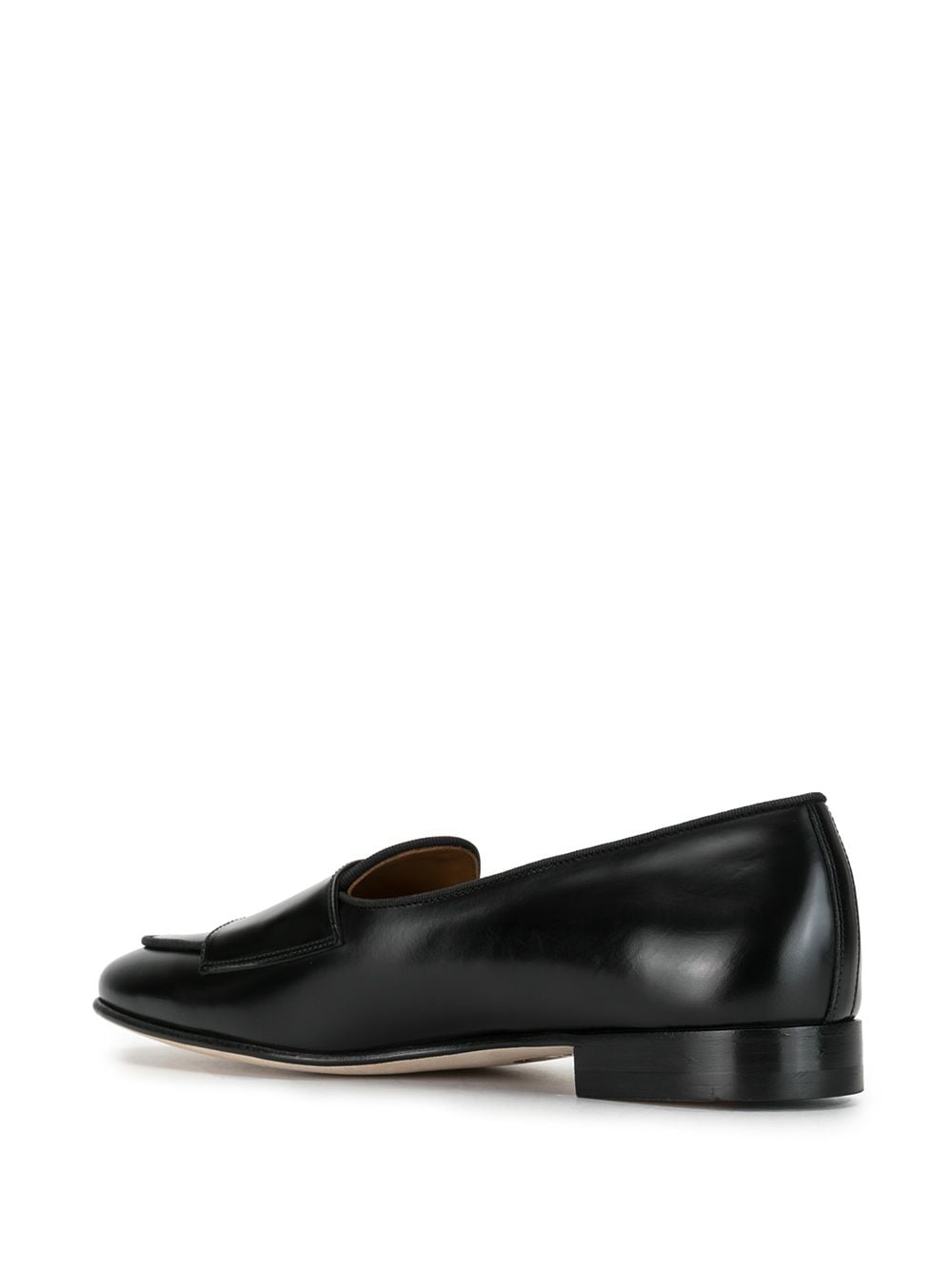 Shop Edhen Milano Double Monk Strap Loafers In Black