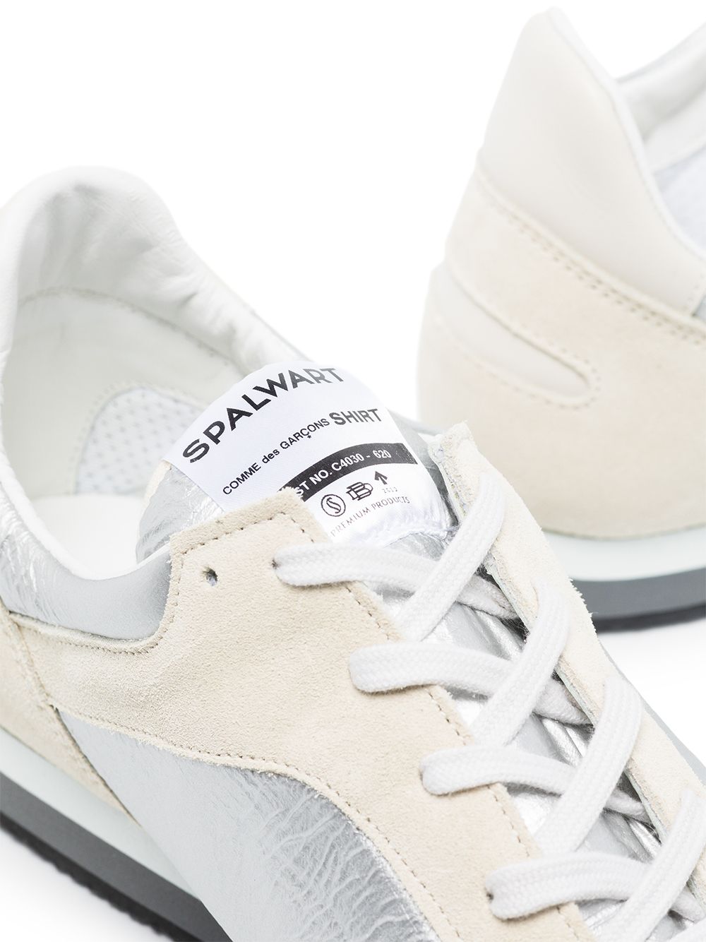 фото Comme des garçons shirt x spalwart pitch low top sneakers