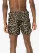 Tom Ford leopard print swim shorts