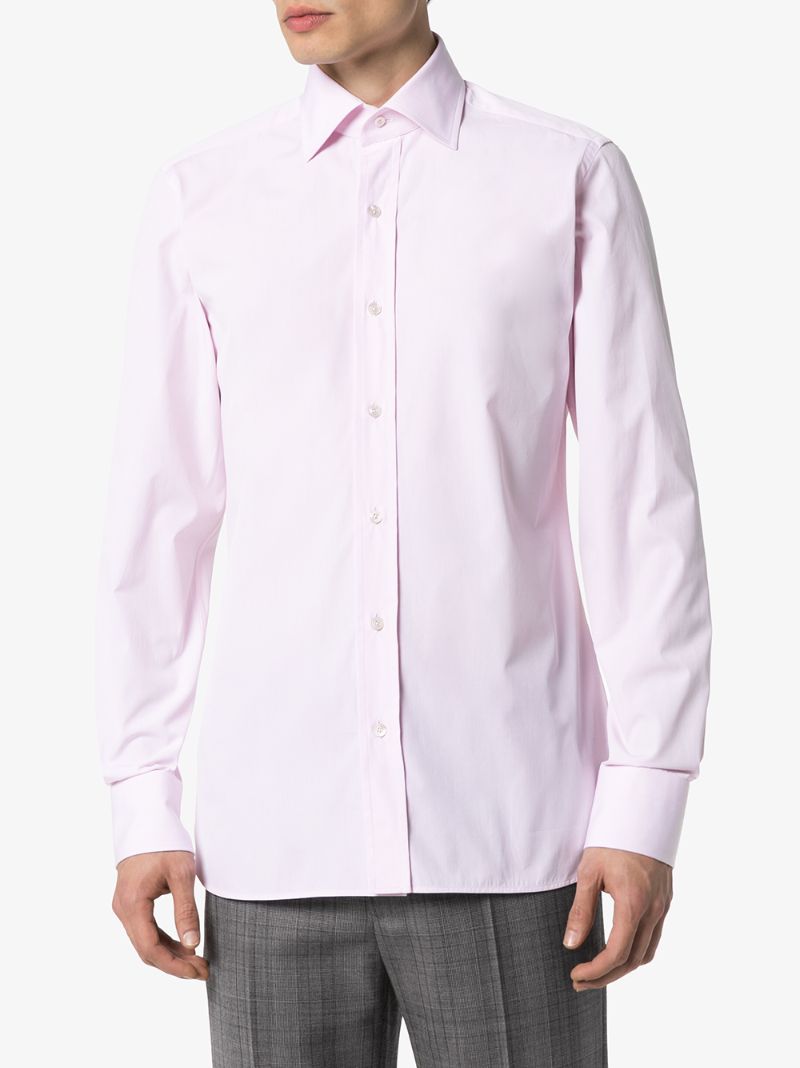 Shop Tom Ford Formal Button-up Shirt In Pink