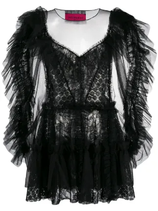 Viktor & Rolf Lady Victorian Klänning Farfetch Viktor & Rolf Lady Victorian Klänning Farfetch