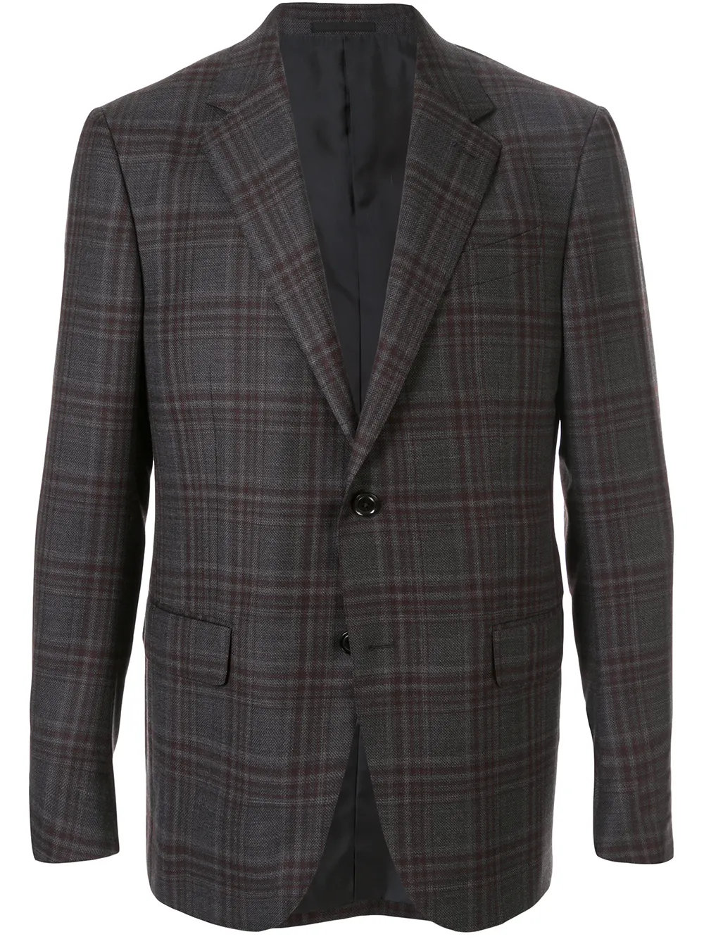 

Zegna blazer a cuadros - Gris