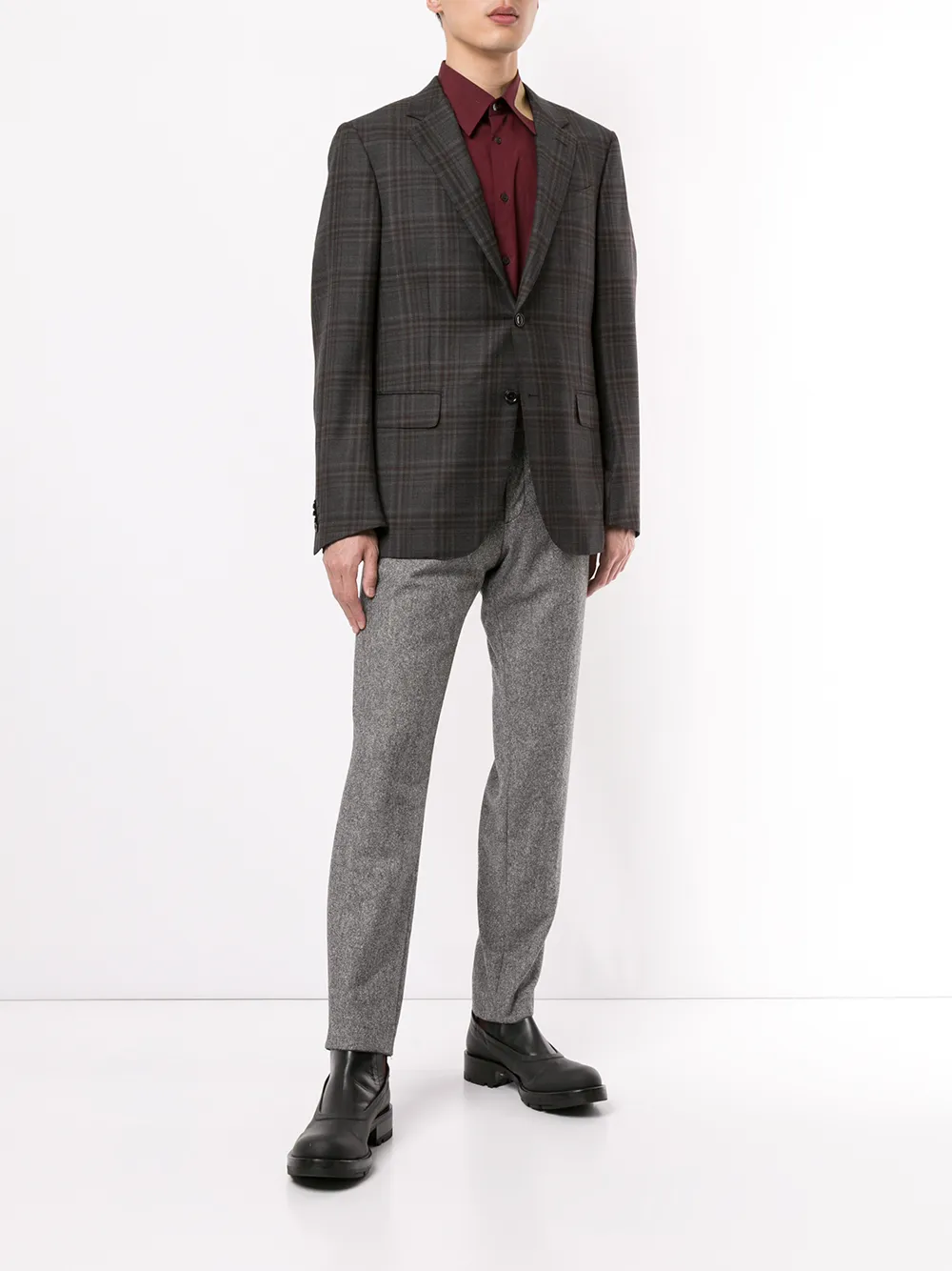 Zegna check pattern blazer | Blazers | Image 2