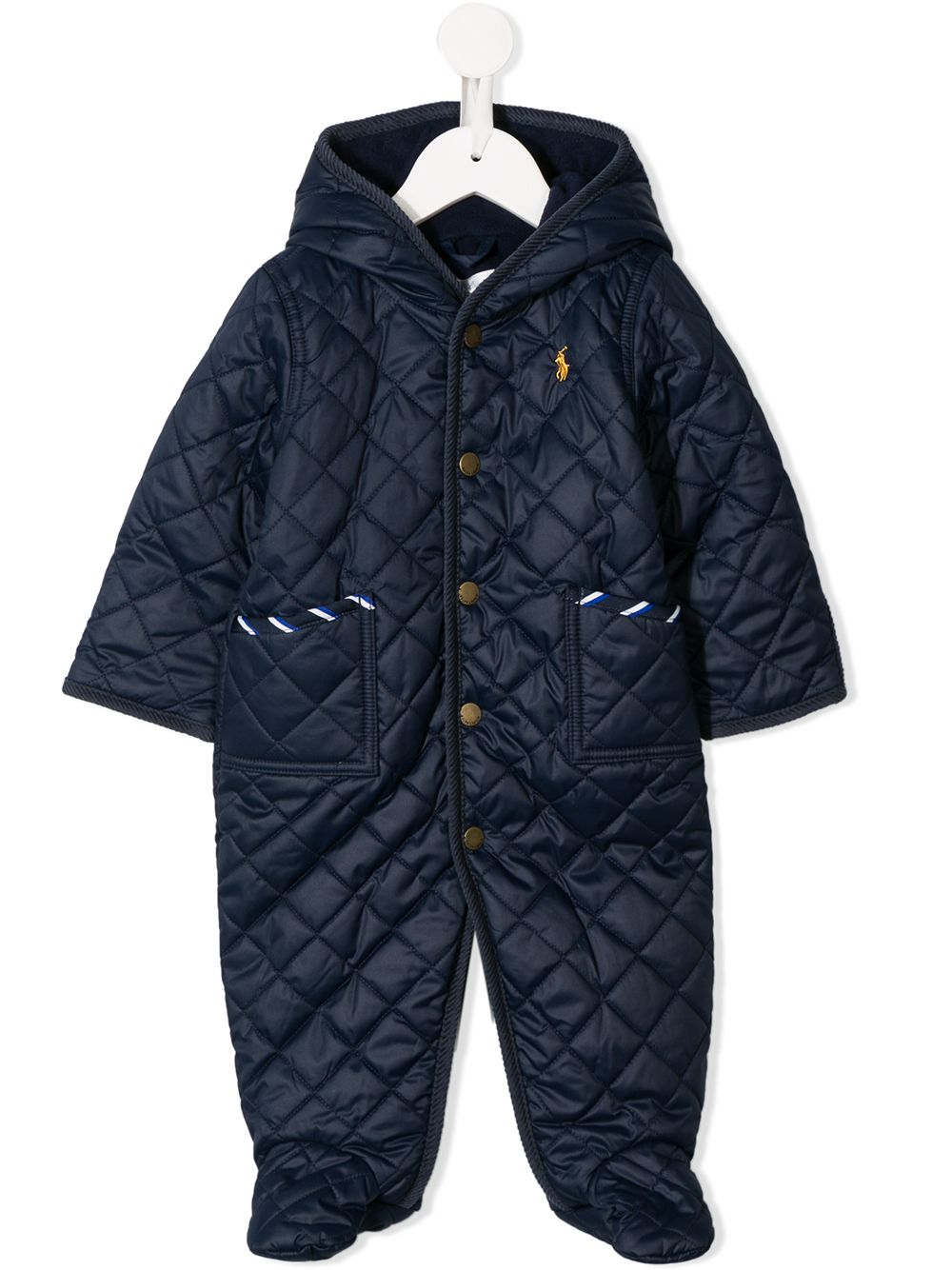 фото Ralph Lauren Kids стеганый ромпер