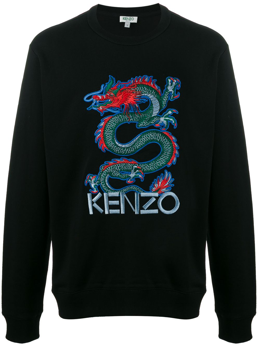 Kenzo Embroidered Dragon Sweatshirt Farfetch